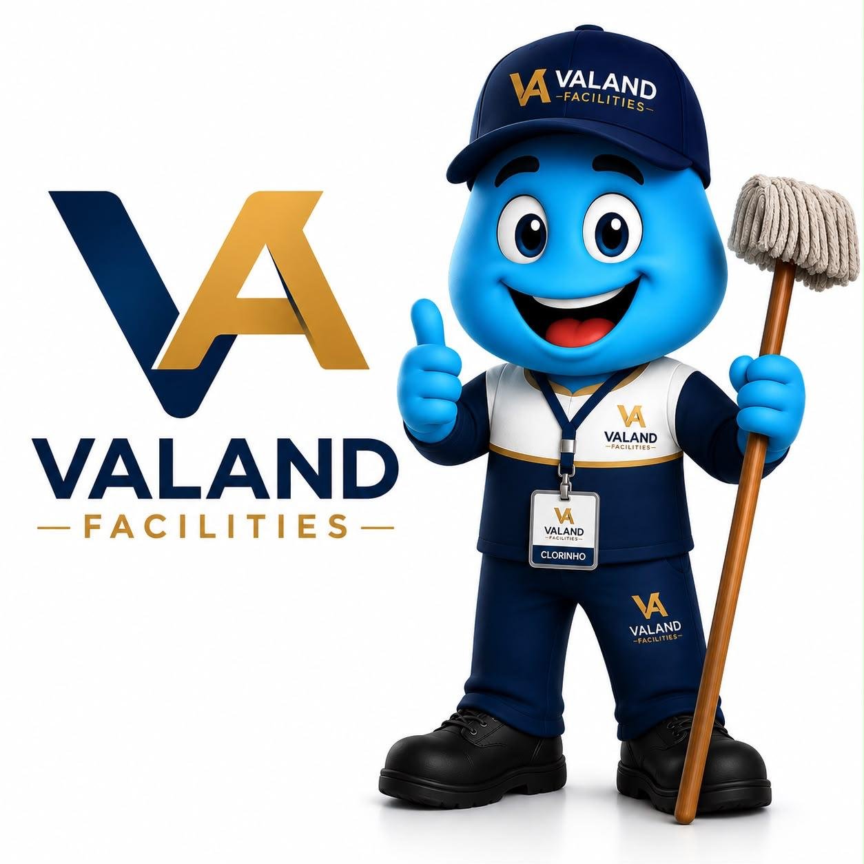 Clorinho, mascote da Valand Facilities